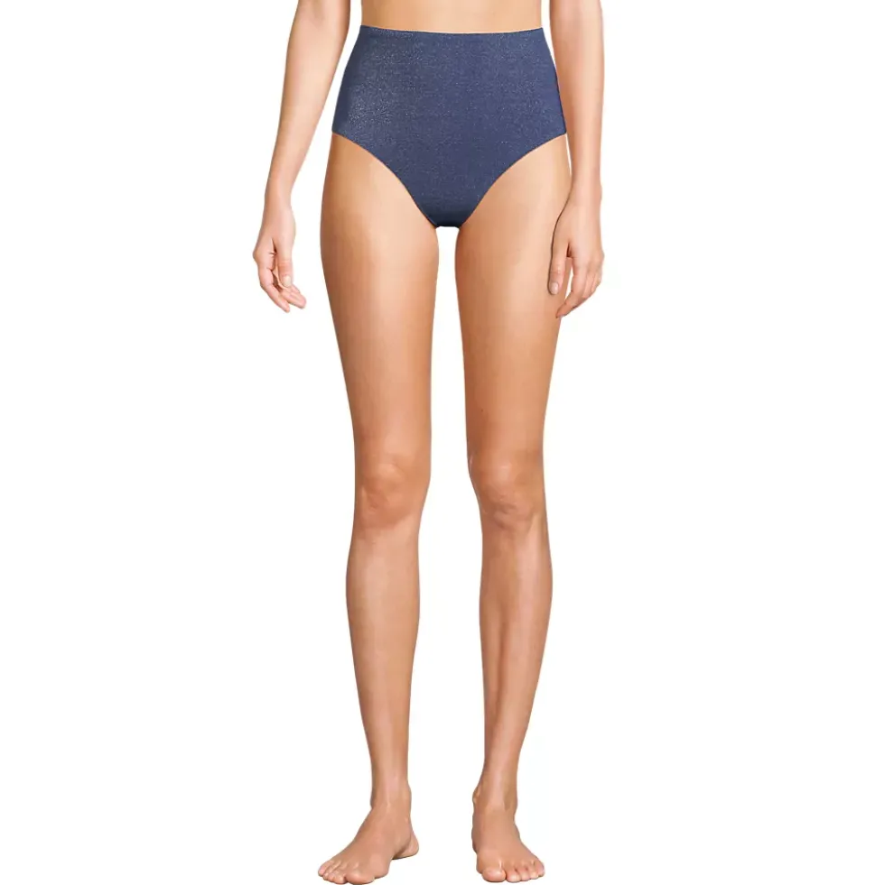 Women's Shine High Waisted Bikini Bottoms