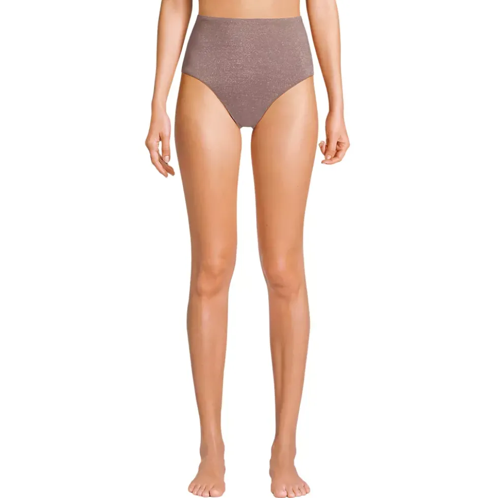 Women's Shine High Waisted Bikini Bottoms