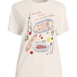Women's Short Sleeve Crew Neck Graphic T-Shirt