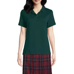 Women's Short Sleeve Feminine Fit Interlock Polo Shirt