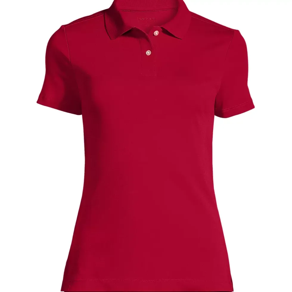 Women's Short Sleeve Feminine Fit Interlock Polo Shirt
