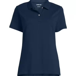 Women's Short Sleeve Feminine Fit Interlock Polo Shirt
