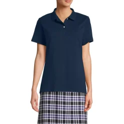 Women's Short Sleeve Feminine Fit Interlock Polo Shirt