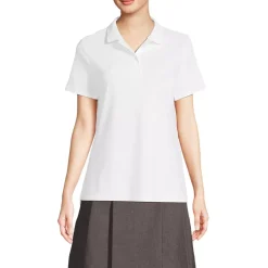 Women's Short Sleeve Feminine Fit Interlock Polo Shirt