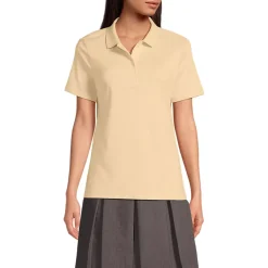Women's Short Sleeve Feminine Fit Interlock Polo Shirt