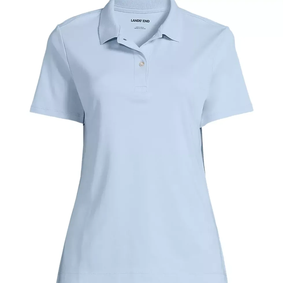 Women's Short Sleeve Feminine Fit Interlock Polo Shirt