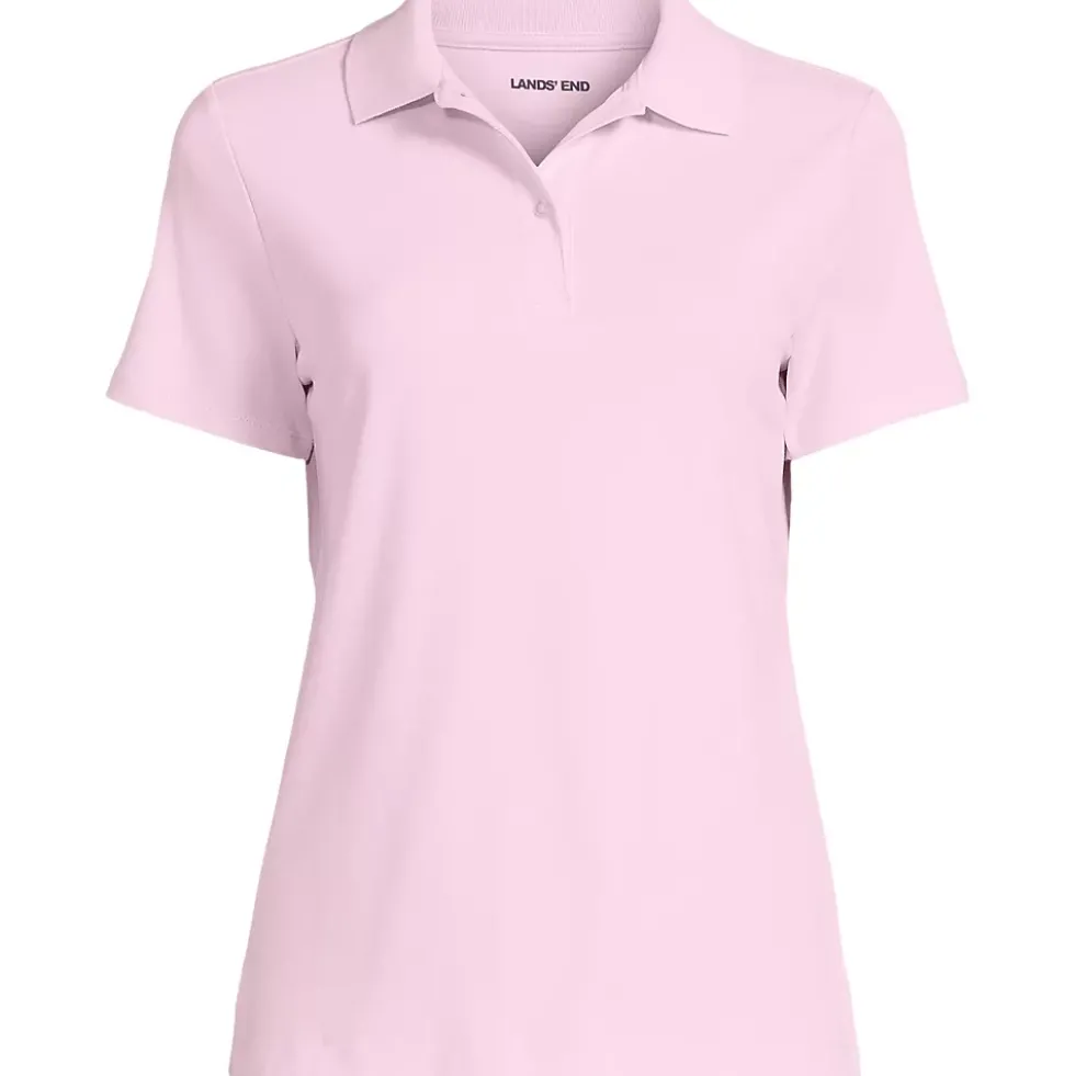 Women's Short Sleeve Feminine Fit Interlock Polo Shirt