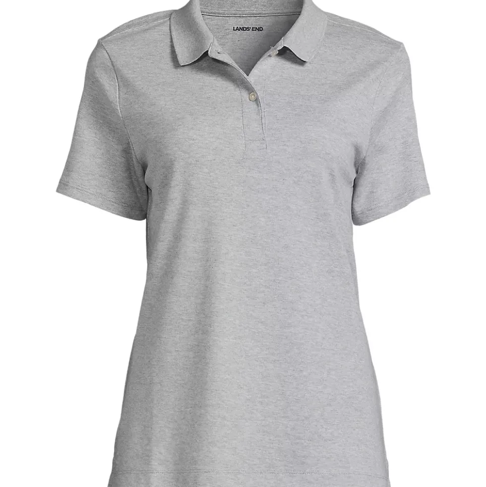 Women's Short Sleeve Feminine Fit Interlock Polo Shirt