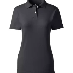 Women's Short Sleeve Feminine Fit Interlock Polo Shirt