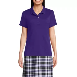 Women's Short Sleeve Feminine Fit Interlock Polo Shirt