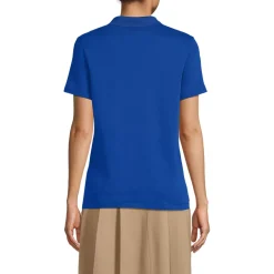 Women's Short Sleeve Feminine Fit Interlock Polo Shirt