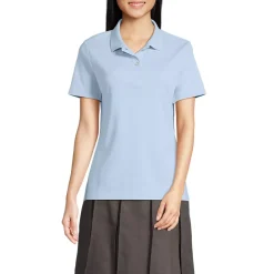 Women's Short Sleeve Feminine Fit Interlock Polo Shirt