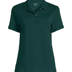 Women's Short Sleeve Feminine Fit Interlock Polo Shirt