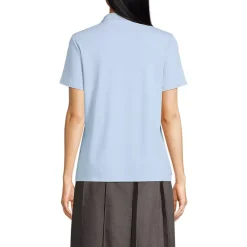 Women's Short Sleeve Feminine Fit Interlock Polo Shirt