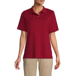Women's Short Sleeve Interlock Polo Shirt