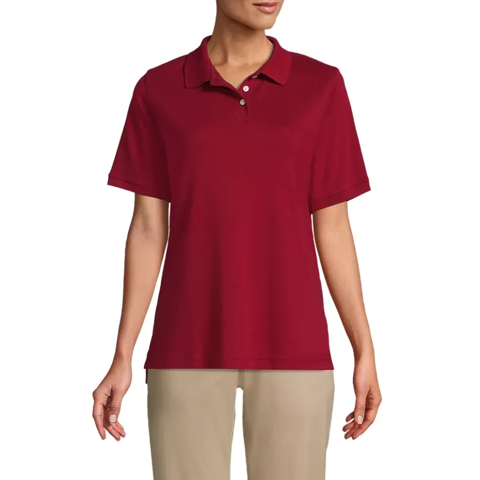 Women's Short Sleeve Interlock Polo Shirt