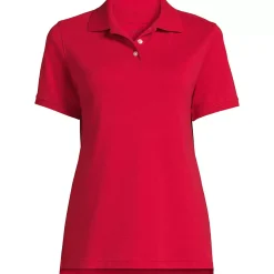 Women's Short Sleeve Interlock Polo Shirt