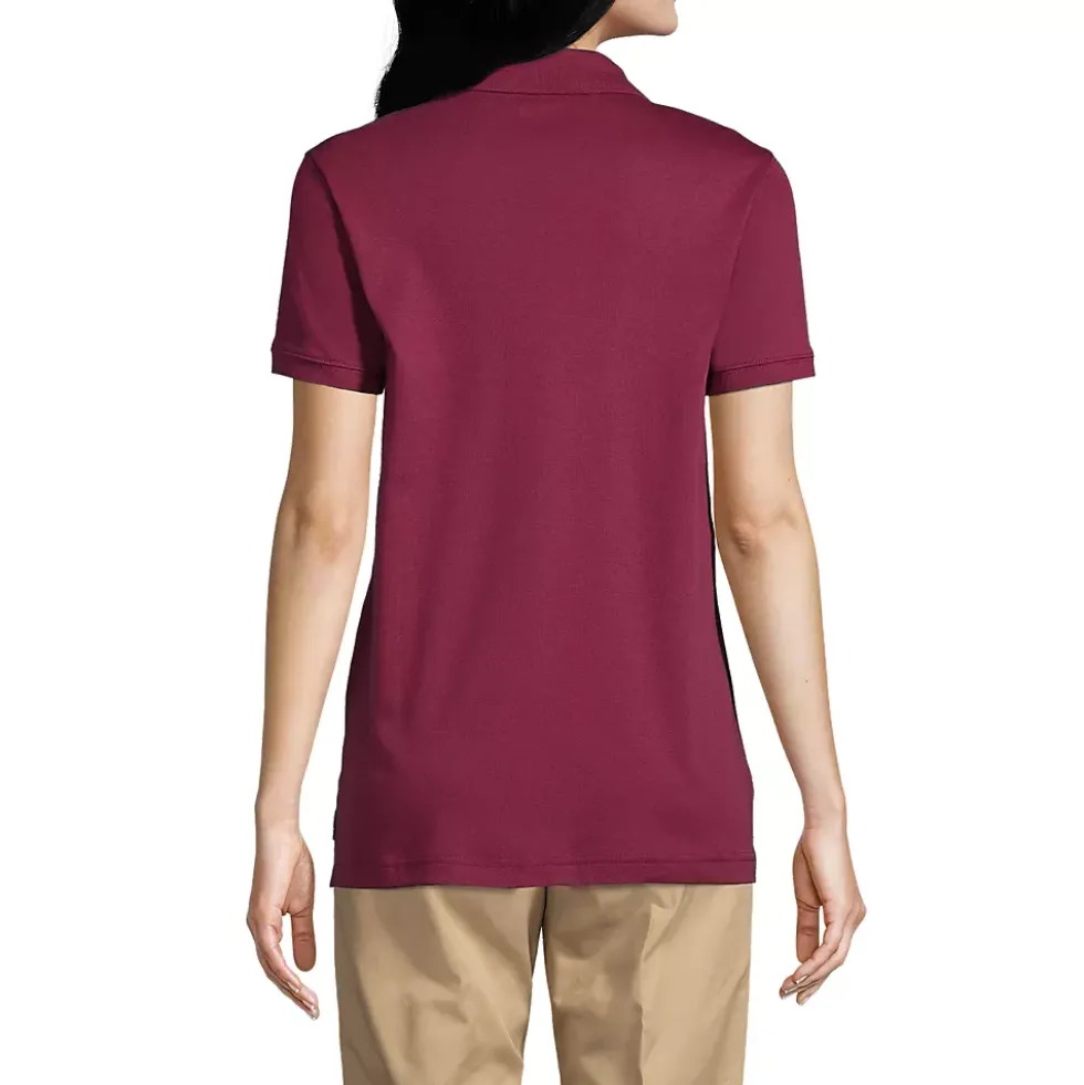 Women's Short Sleeve Interlock Polo Shirt