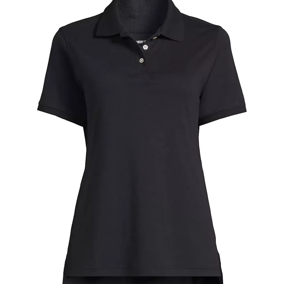 Women's Short Sleeve Interlock Polo Shirt