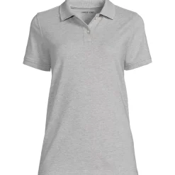 Women's Short Sleeve Mesh Polo Shirt
