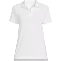 Women's Short Sleeve Mesh Polo Shirt