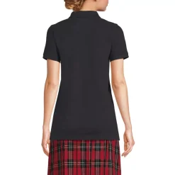 Women's Short Sleeve Mesh Polo Shirt