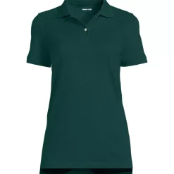 Women's Short Sleeve Mesh Polo Shirt