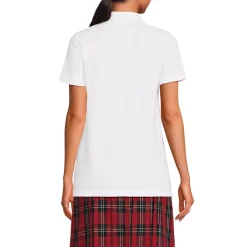 Women's Short Sleeve Mesh Polo Shirt