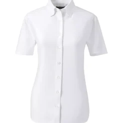 Women's Short Sleeve Oxford Dress Shirt