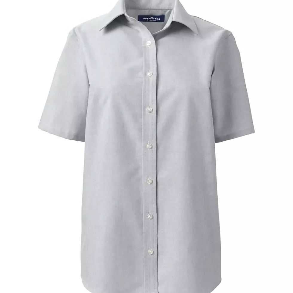 Women's Short Sleeve Oxford Shirt