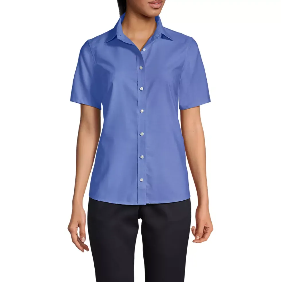 Women's Short Sleeve Oxford Shirt