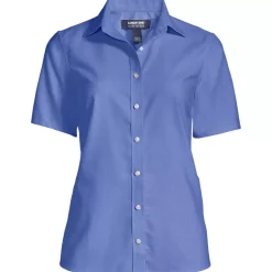 Women's Short Sleeve Oxford Shirt