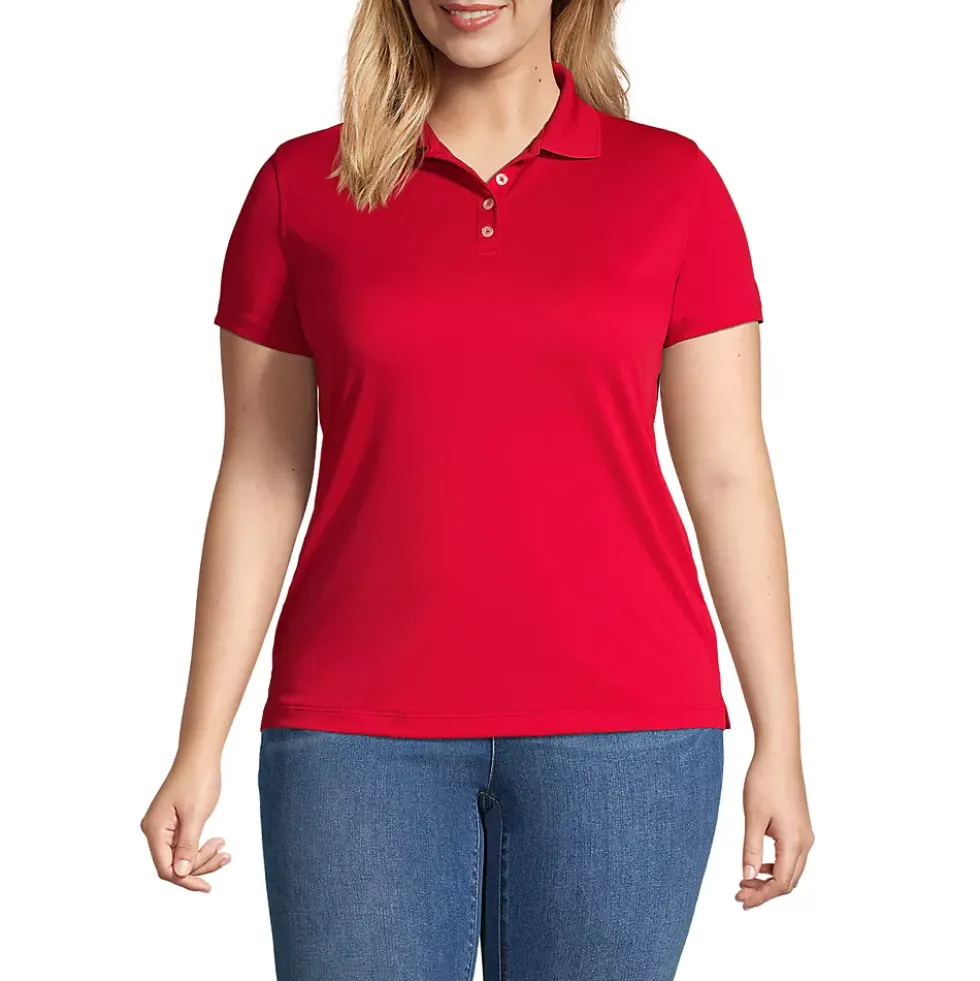 Women's Short Sleeve Polyester Polo Shirt