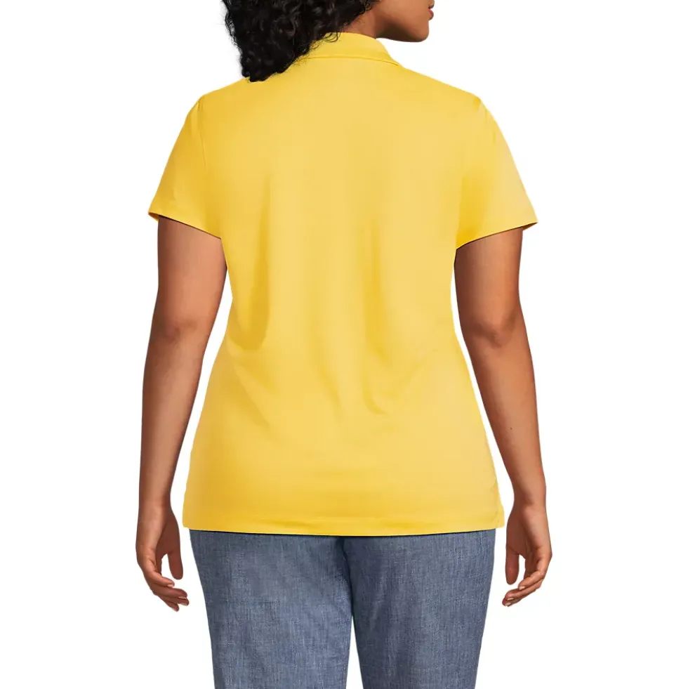 Women's Short Sleeve Polyester Polo Shirt