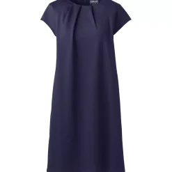Women's Short Sleeve Ponte Dress