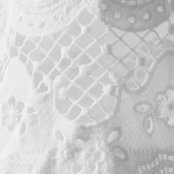 Women's Short Sleeve Slub Jersey Cutwork T-Shirt