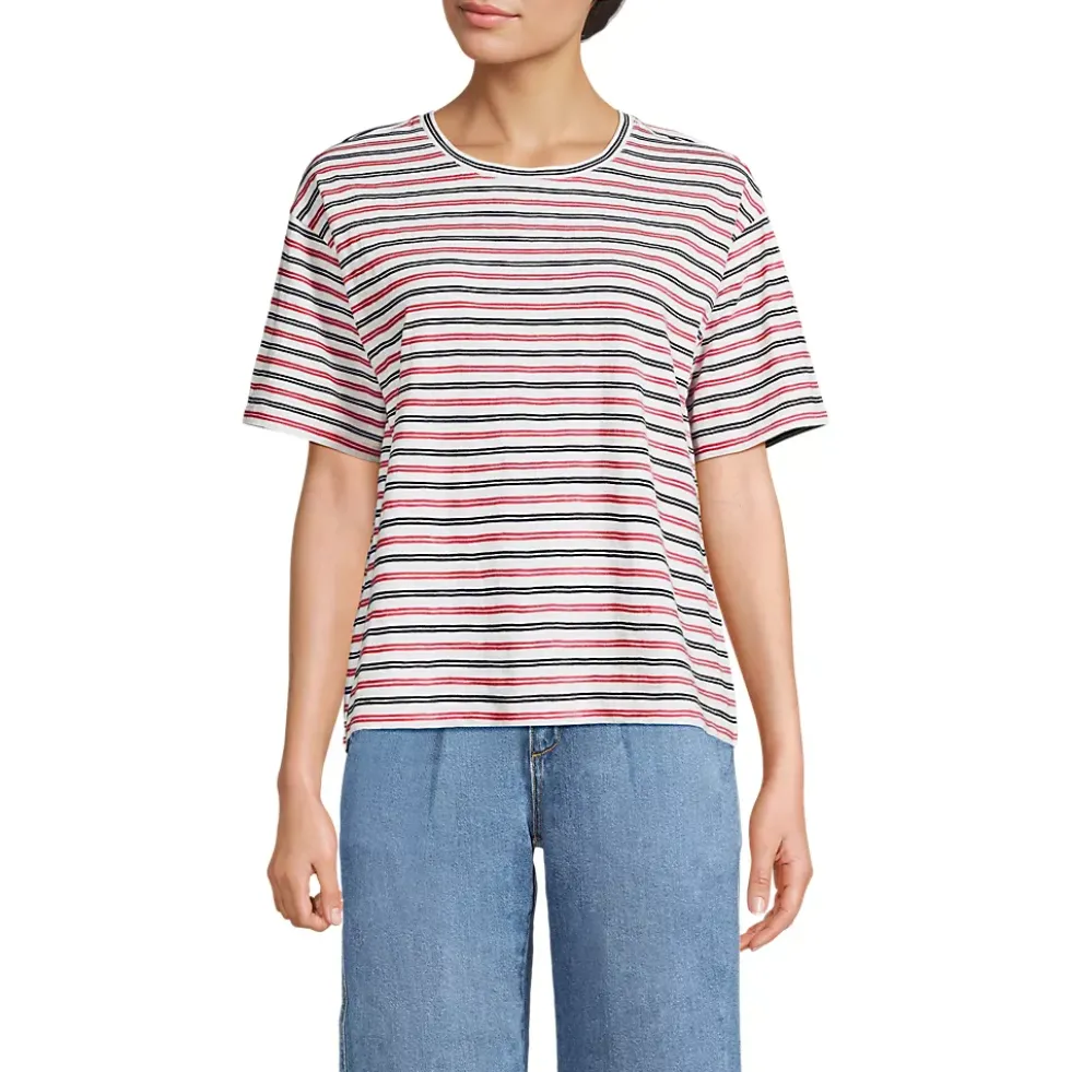 Women's Short Sleeve Slub Jersey T-Shirt