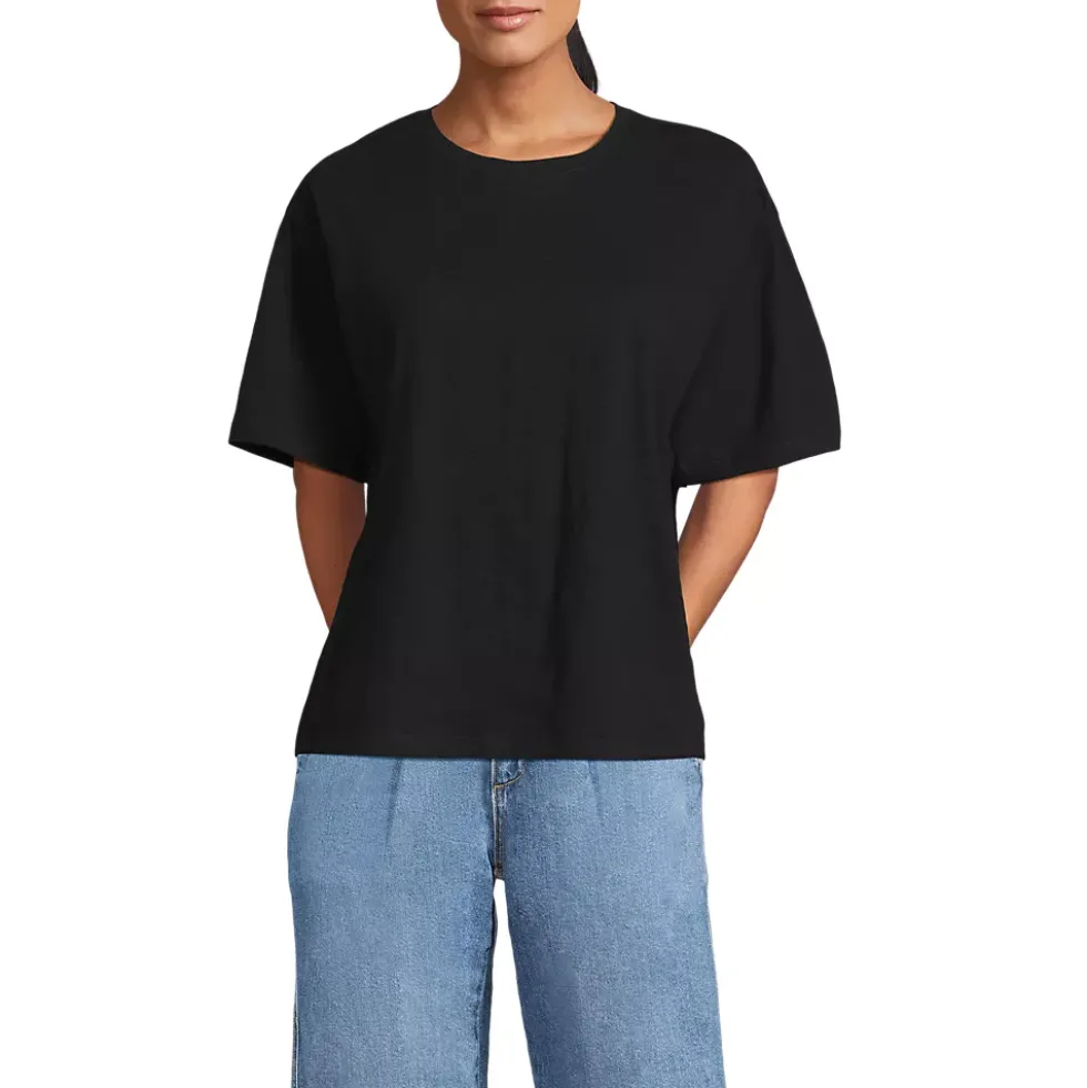 Women's Short Sleeve Slub Jersey T-Shirt