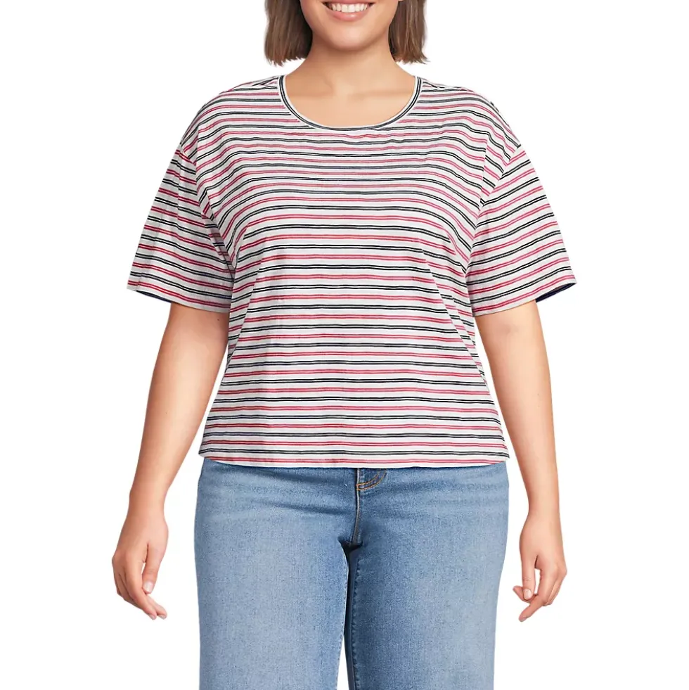 Women's Short Sleeve Slub Jersey T-Shirt