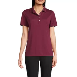 Women's Short Sleeve Solid Active Polo