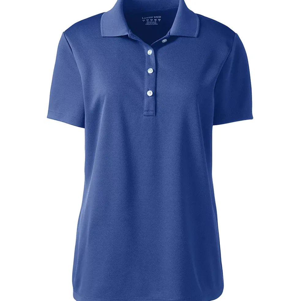 Women's Short Sleeve Solid Active Polo