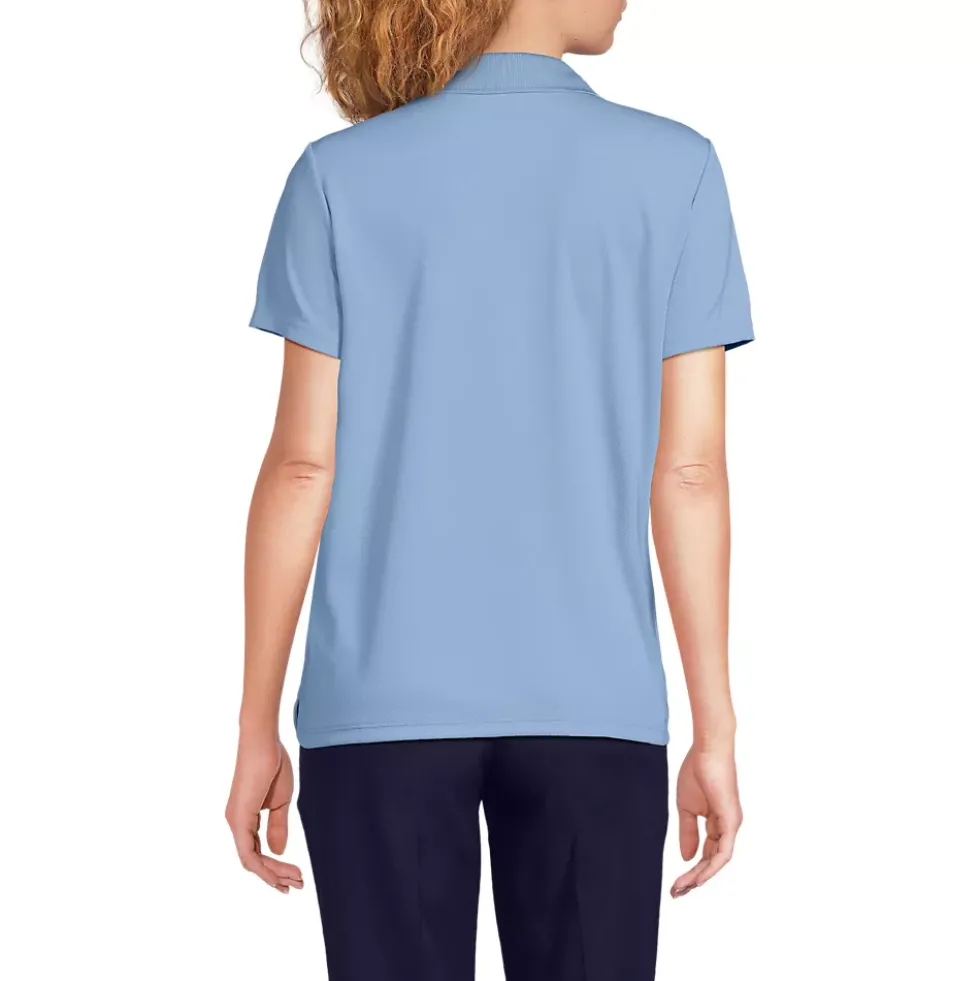 Women's Short Sleeve Solid Active Polo