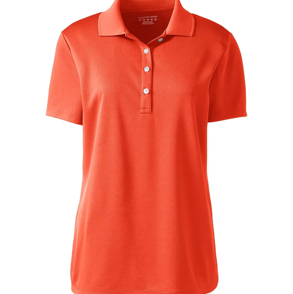 Women's Short Sleeve Solid Active Polo