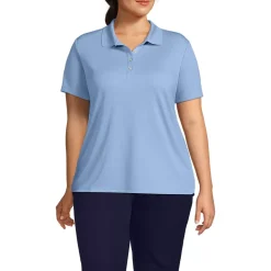 Women's Short Sleeve Solid Active Polo