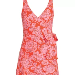 Women's Side Tie Mini Swim Dress Swimsuit