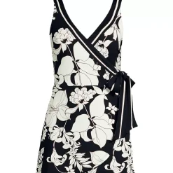 Women's Side Tie Mini Swim Dress Swimsuit