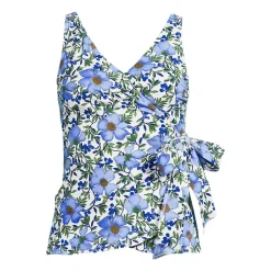 Women's Side Tie Tankini Top