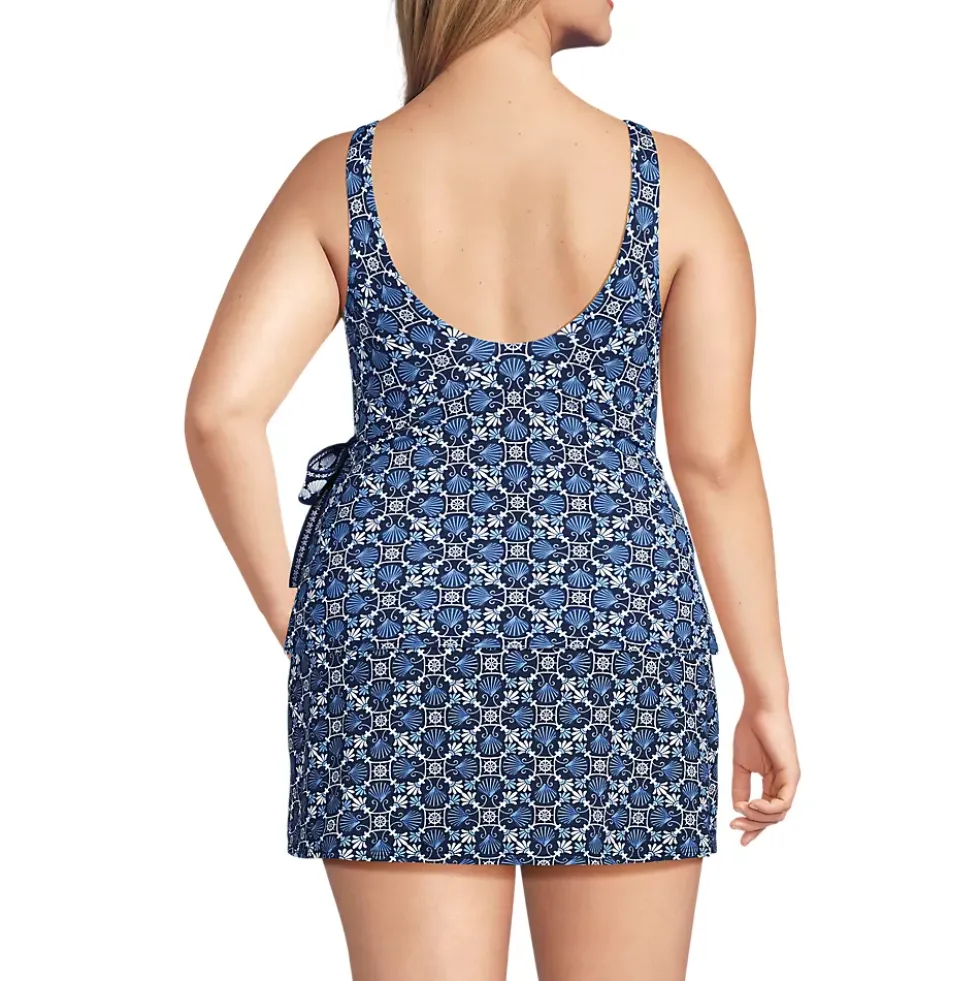 Women's Side Tie Tankini Top