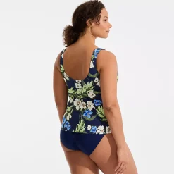 Women's Side Tie Tankini Top