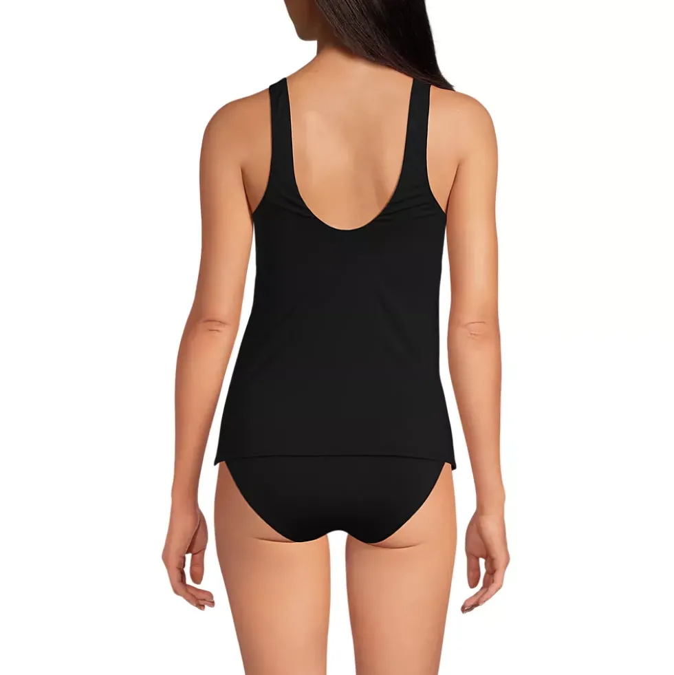 Women's Side Tie Tankini Top
